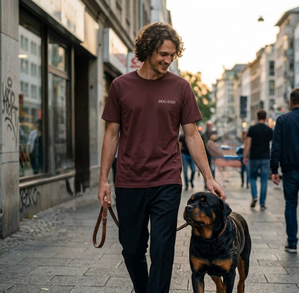 Dog Dad Oversized Tee – Washed Edition