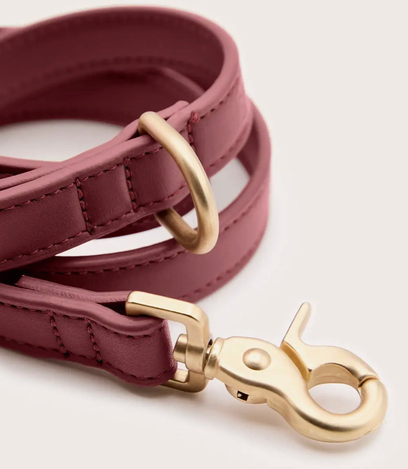 Vegane Lederleine Bordeaux | CAFIDE