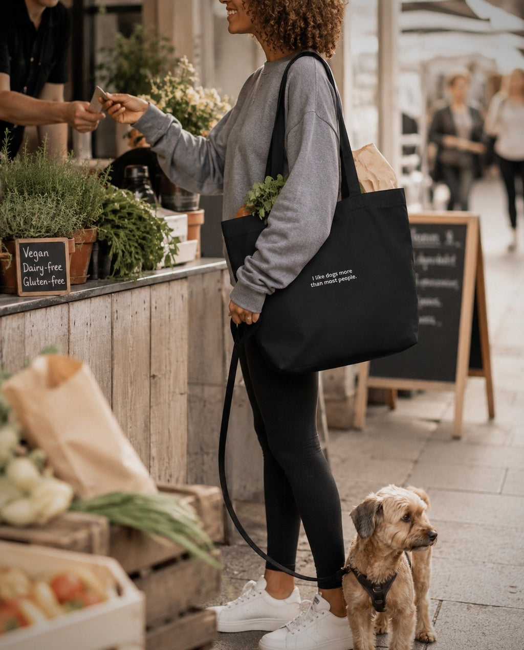 Shopper Bag "I like dogs"