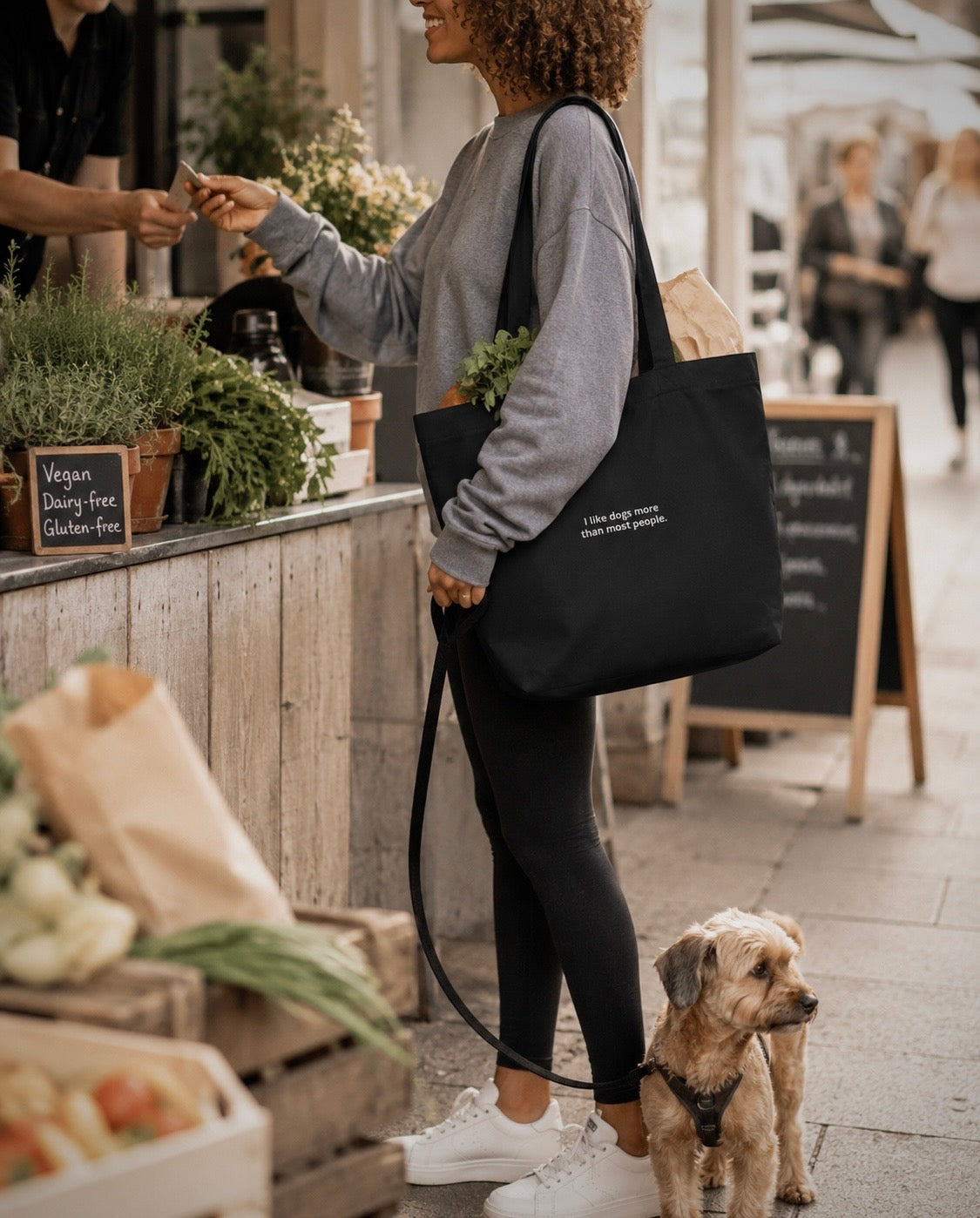 Shopper Bag "I like dogs"