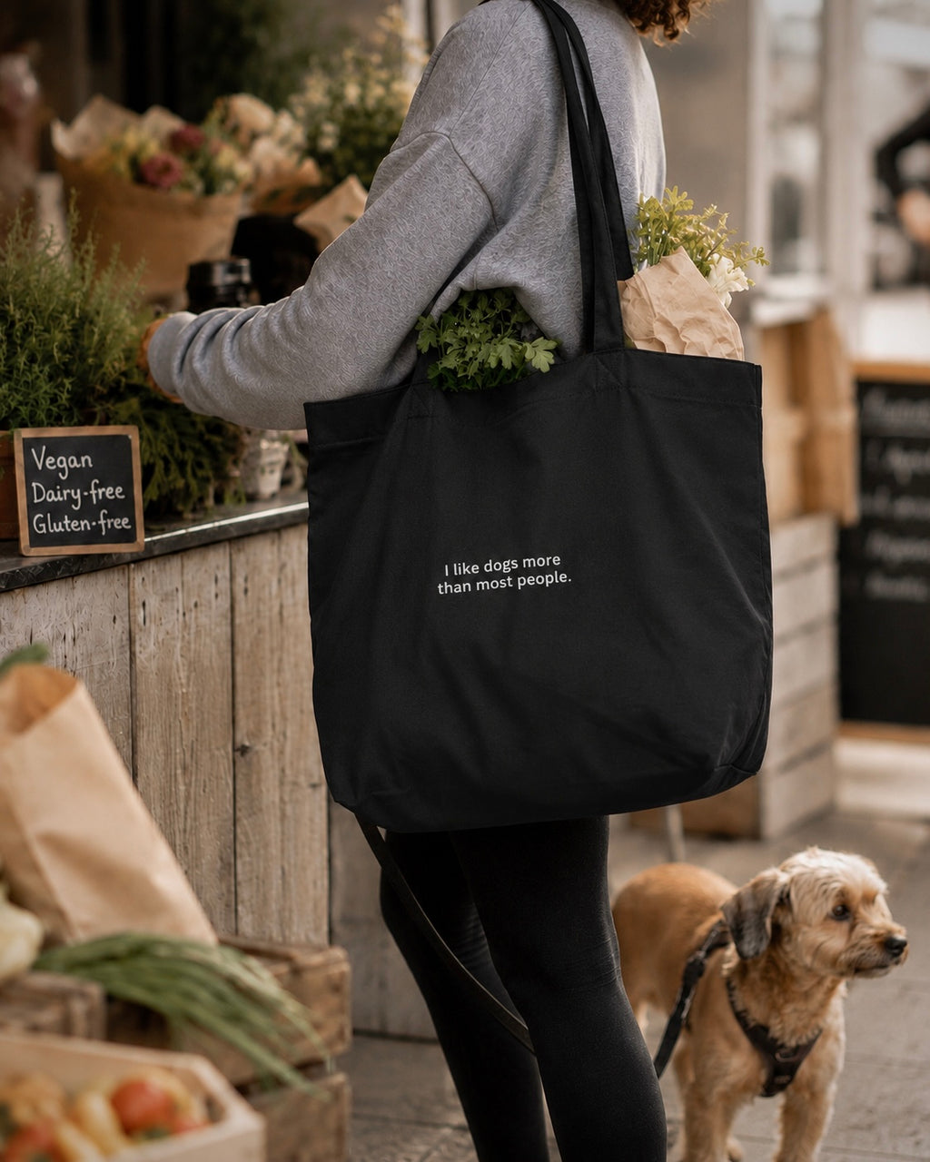 Shopper Bag "I like dogs"