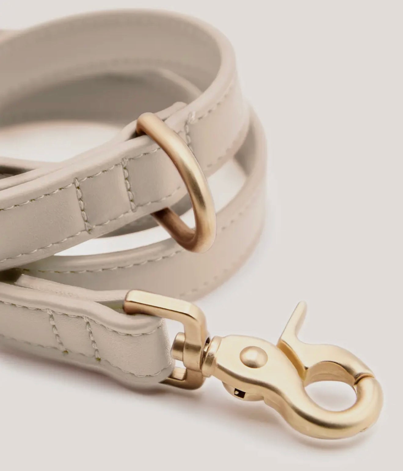 Vegane Lederleine Beige, CAFIDE