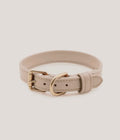 Veganes Lederhalsband Beige, CAFIDE