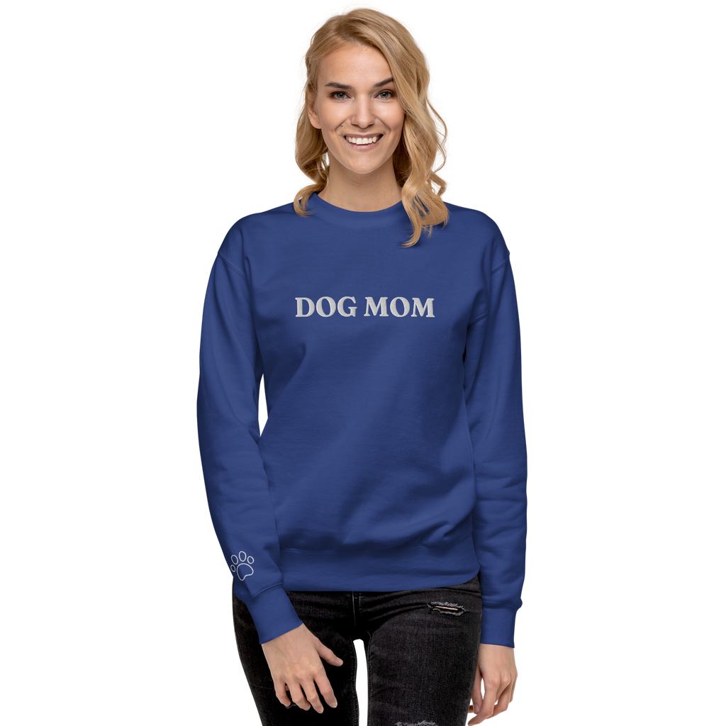 Premium-Pullover "DOG MOM"